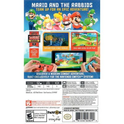 Mario + Rabbids Kingdom Battle - Nintendo Switch (Seminovo)