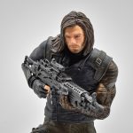 Marvel Civil War Winter Soldier 1/10 Art Scale - Iron Studios (Exposição)