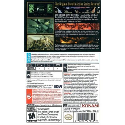 Metal Gear Solid Master Collection Vol. 1 - Nintendo Switch (Seminovo)