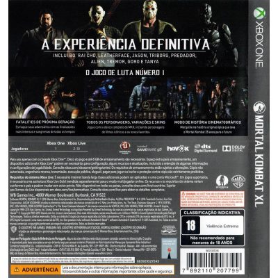 Mortal Kombat Xl - Xbox One (Seminovo)