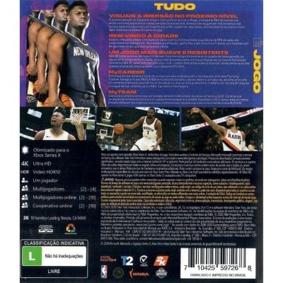 Nba 2K21 - Xbox One/Xbox Series X (Seminovo)
