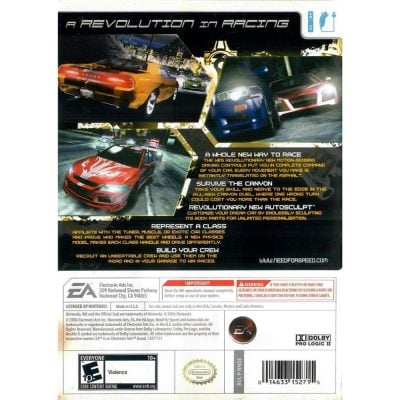Need For Speed Carbon - Nintendo Wii (Usado)
