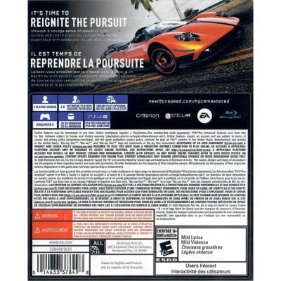 Need For Speed: Hot Pursuit Remastered - Ps4 (Seminovo)