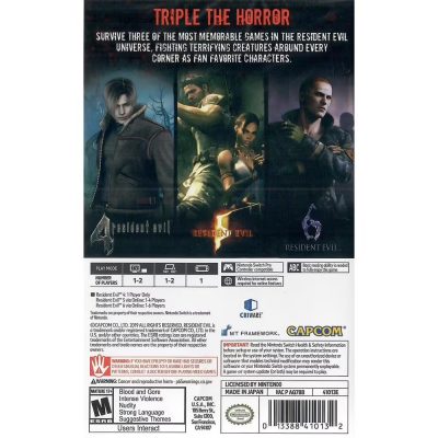 Resident Evil Triple Pack - Nintendo Switch (Somente Resident Evil 4) (Seminovo)