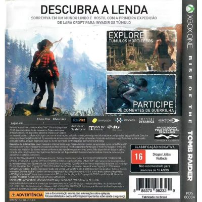 Rise Of The Tomb Raider - Xbox One (Usado) (Mancha)