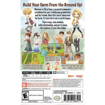 Story Of Seasons: Pioneers Of Olive Town - Nintendo Switch