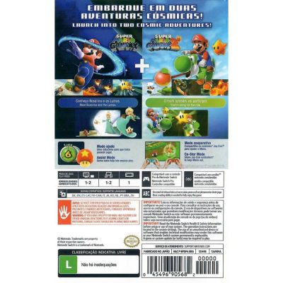 Super Mario Galaxy+Super Mario Galaxy 2 - Nintendo Switch (Seminovo)