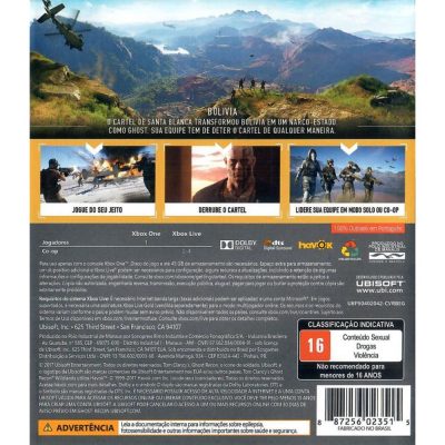Tom Clancys Ghost Recon Wildlands - Xbox One (Usado)