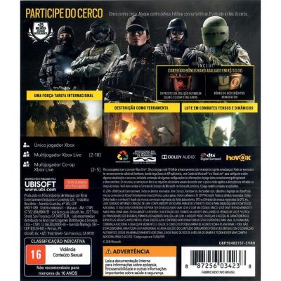 Tom Clancys Rainbow Six Siege Edição Avançada - Xbox One (Usado) (Sem Código)