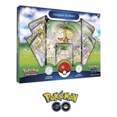 Trading Card Game Pokemon - Baralho Exeggutor De Alola V (38 Cartas) (Novo)