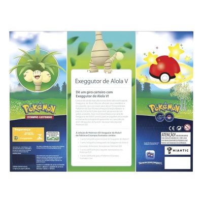 Trading Card Game Pokemon - Baralho Exeggutor De Alola V (38 Cartas) (Novo)