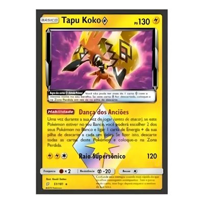 Trading Card Game Pokemon - Coleção Com Broche E Miniatura Pokémon Tapu Koko (6 Boosters) (Novo) (Caixa Detalhe)