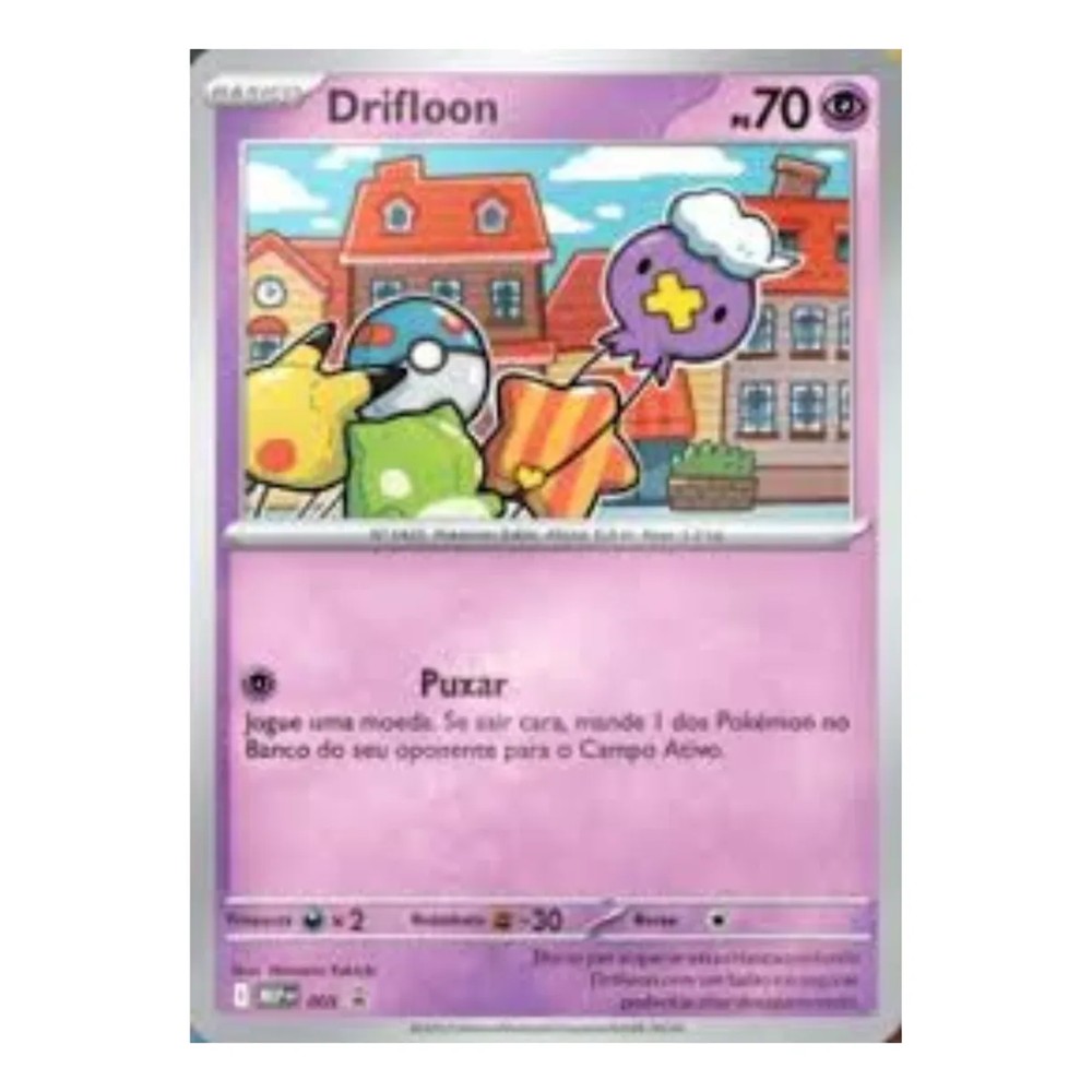 Trading Card Game Pokemon - Pokémon Megaevolução Blister Triplo Drifloon (19 Cartas) (Novo)