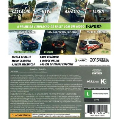 Wrc 5 - Xbox One (Seminovo)