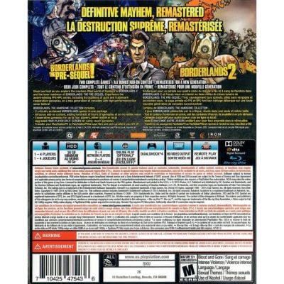 Borderlands The Handsome Collection - Ps4 (Com Luva) (Seminovo)