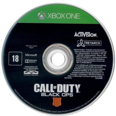 Call Of Duty Black Ops 4 - Xbox One (Somente O Disco) (Usado)