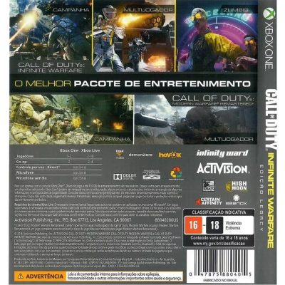 Call Of Duty Infinite Warfare Edição Legacy - Xbox One (Usado)