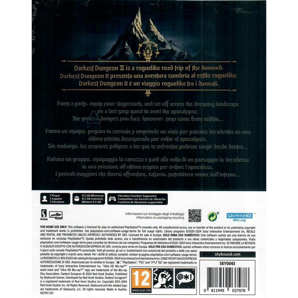 Darkest Dungeon Ii - Ps5 (Novo) (Europeu)