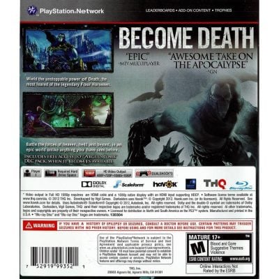 Darksiders 2 (Ii) - Ps3 (Usado)