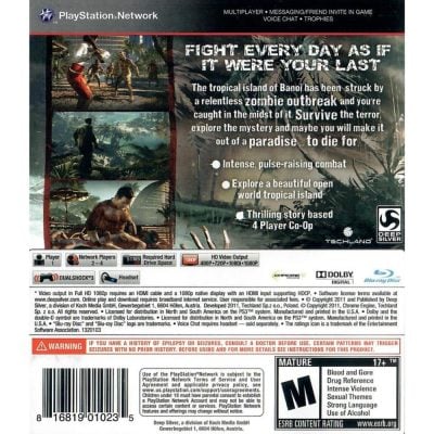 Dead Island Game Of The Year Edition - Ps3 (Seminovo)