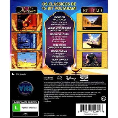 Disney Classic Games Aladdin E Rei Leão - Xbox One (Seminovo)