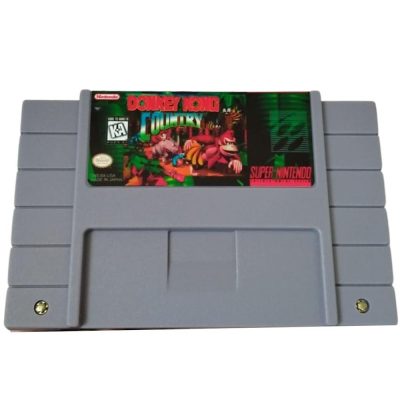 Donkey Kong Country 1 - Snes (Com Caixa) (Repro) (Salvando) (Seminovo)