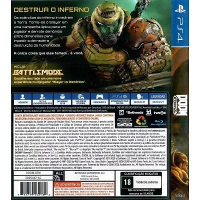 Doom Eternal - Ps4 (Usado)