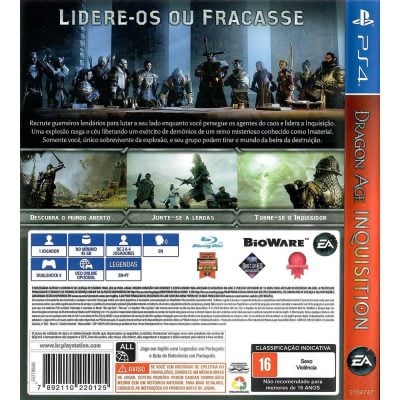 Dragon Age Inquisition - Ps4 (Playstation Hits) (Usado)