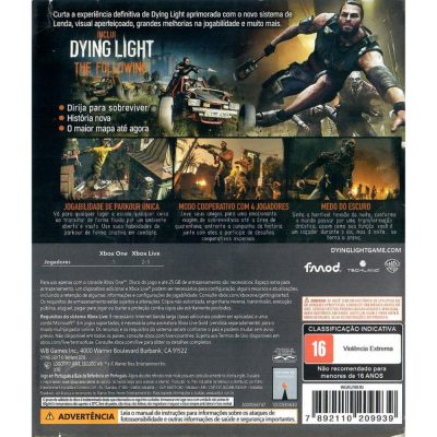 Dying Light The Following Enhanced Edition - Xbox One (Usado)