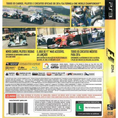 Formula (F1) 2014 - Ps3 (Usado)