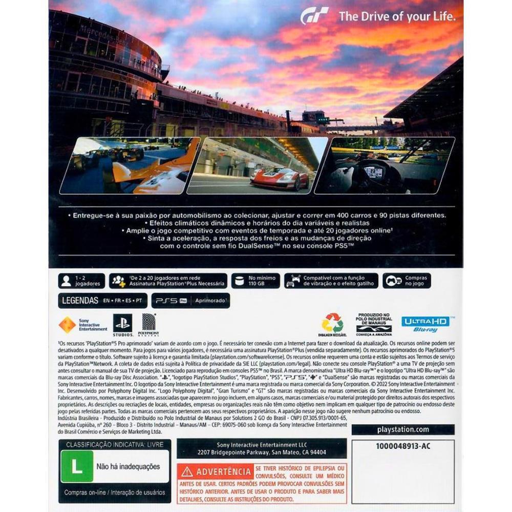 Gran Turismo 7 - Ps5 (Seminovo)