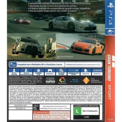 Gran Turismo Sport - Ps4 Hits (Novo)
