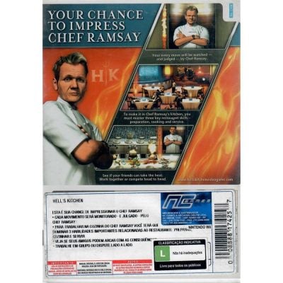 Hell's Kitchen The Game - Nintendo Wii (Novo)