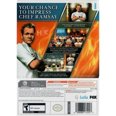 Hell's Kitchen The Game - Nintendo Wii (Seminovo)