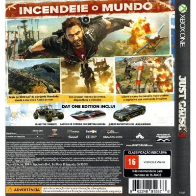 Just Cause 3 Edição Day One - Xbox One (Usado) (Bolha No Disco)