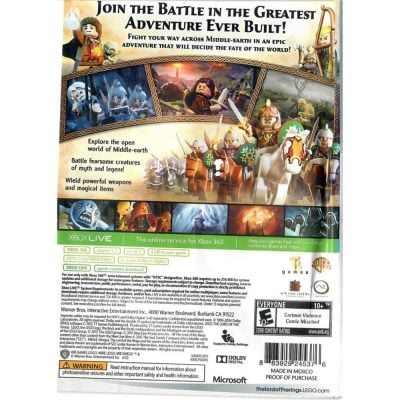 Lego O Senhor Dos Anéis Platinum Hits - Xbox 360 (Usado)