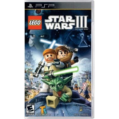 Lego Star Wars Iii The Clone Wars - Psp (Usado) (Trava De Umd)