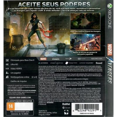 Marvel Avengers - Xbox One (Seminovo)