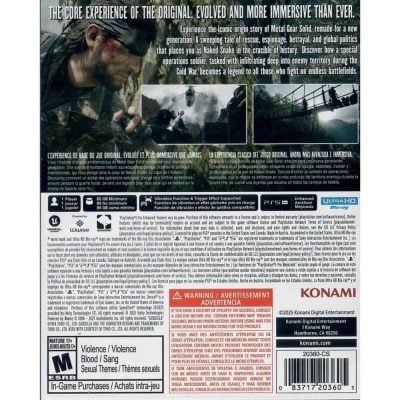 Metal Gear Solid Delta Snake Eater Tactical Edition - Ps5 (Seminovo)