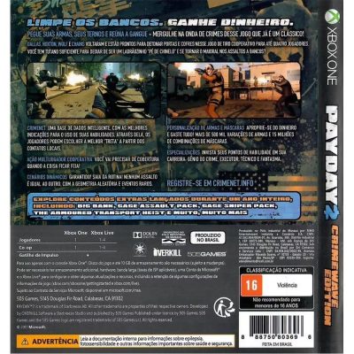 Payday 2 Crimewave Edition - Xbox One (Usado)