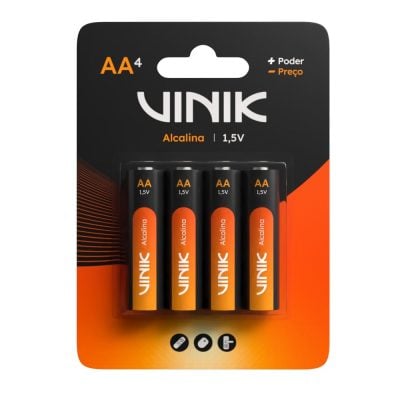 Pilha Alcalina Aa C/4 1.5V - Vp2ab4a