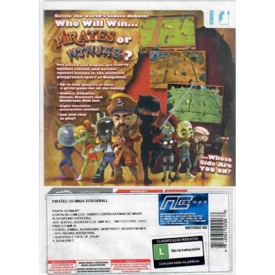 Pirates Vs Ninjas Dodgeball - Nintendo Wii (Novo)