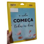 Placa Decorativa A Vida Comeca Todos Os Dias (26X20) (Novo)