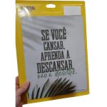 Placa Decorativa Se Voce Cansar Aprenda A Descansar Nao A Desistir (26X20) (Novo)