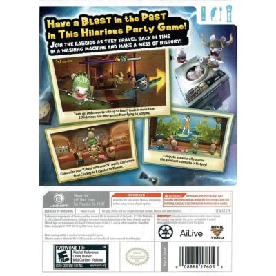Raving Rabbids Travel In Time - Nintendo Wii (Usado)