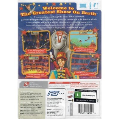 Ringling Bros And Barnum & Bailey - Nintendo Wii (Novo)