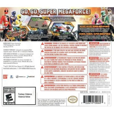 Saban's Power Rangers Super Mega Force - Nintendo 3Ds (Seminovo)