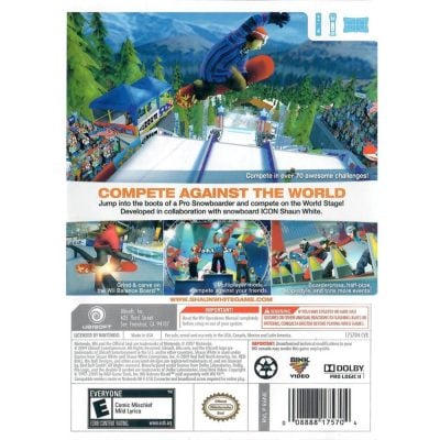 Shaun White Snowboarding World Stage - Nintendo Wii (Usado)