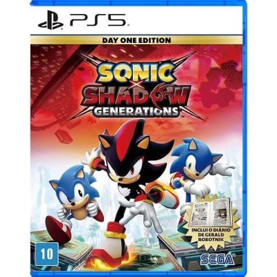 Sonic Shadow Generations - Ps5 (Diario Robotinik) (Código Ok) (Seminovo)