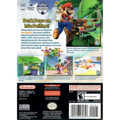 Super Mario Sunshine - Gamecube (Usado) (Player's Choice)